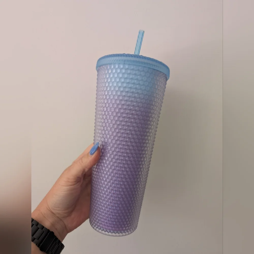 NWT Starbucks Blue and Purple Gradient Drinkware Tumbler Cold Cup - Venti 24oz